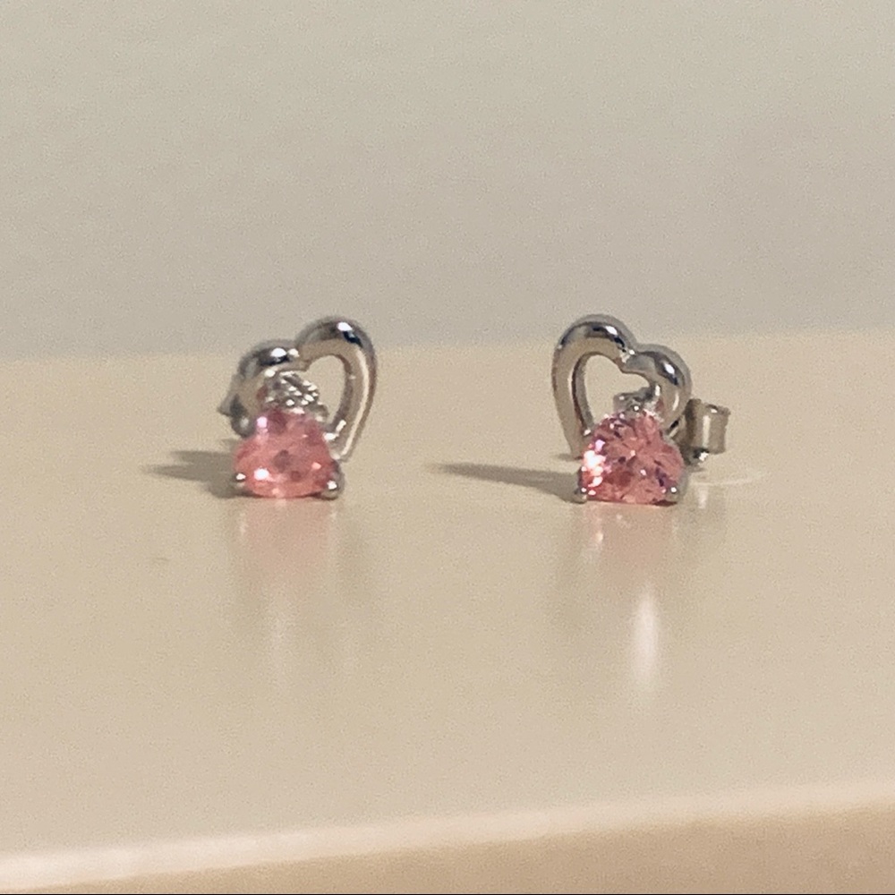 🆕 Sterling Silver Heart Earrings